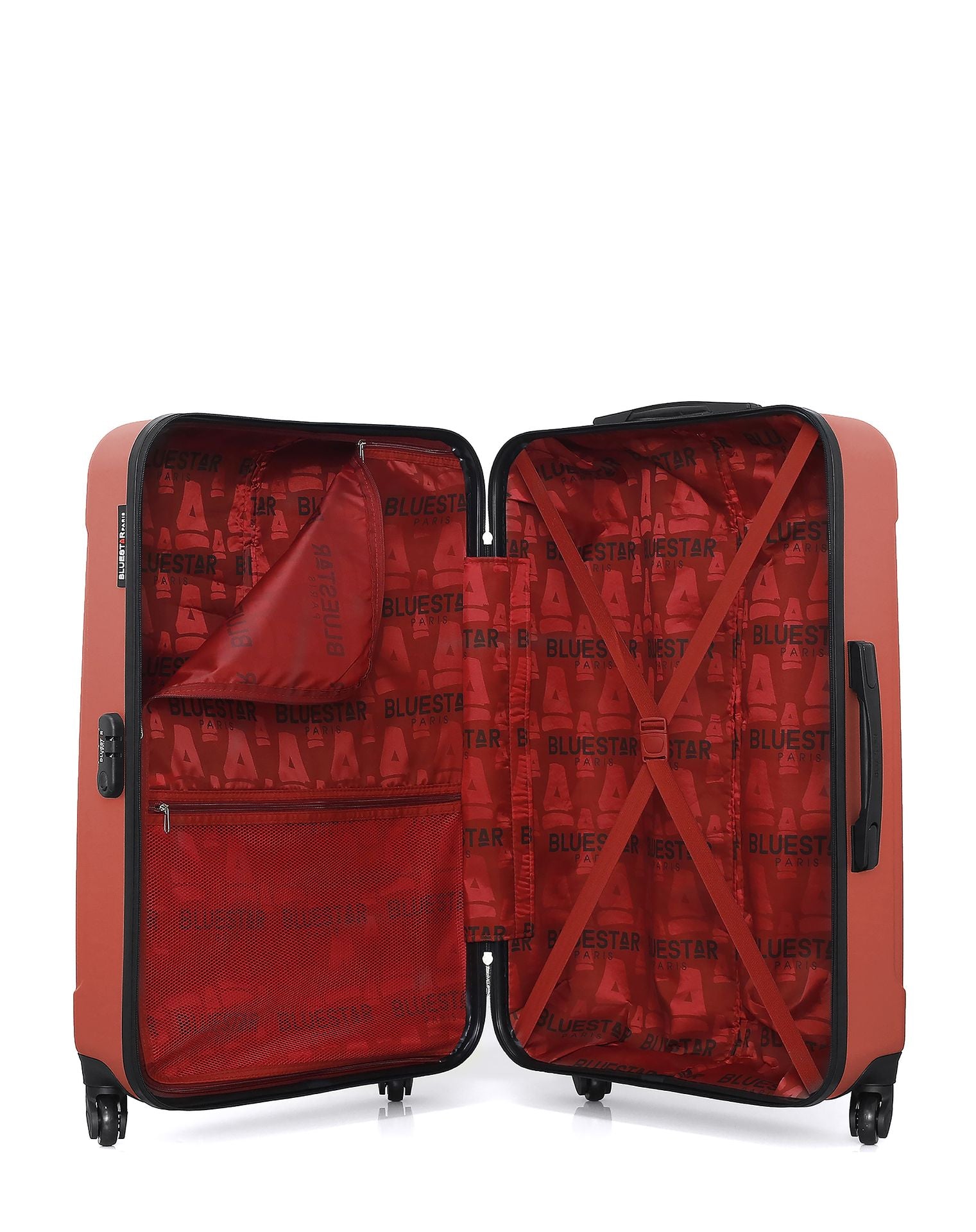 Lot de 3 Valises Rigides Grand Format, Cabine et Vanity NAPOLI