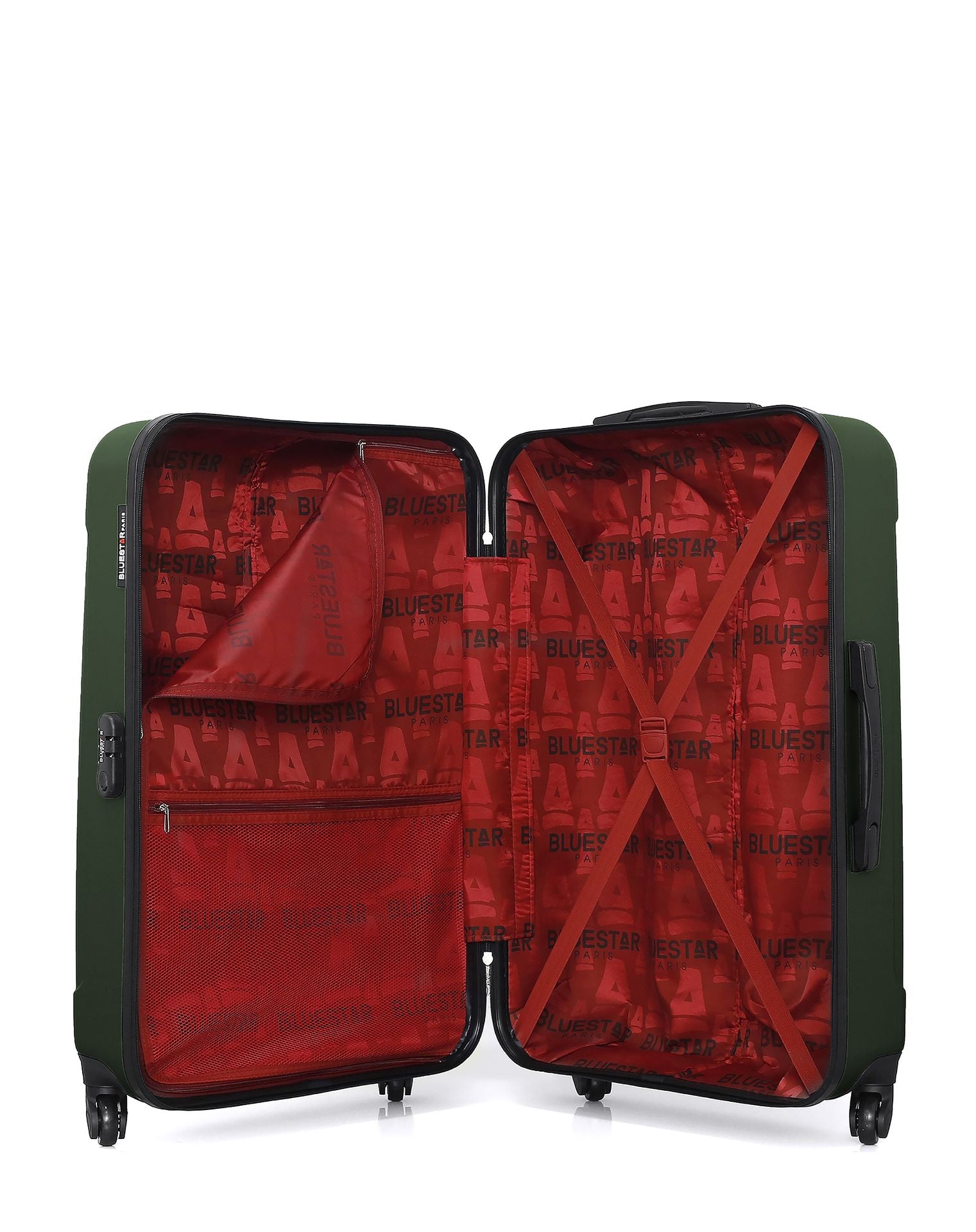 Lot de 3 Valises Rigides Grand Format, Cabine et Vanity NAPOLI