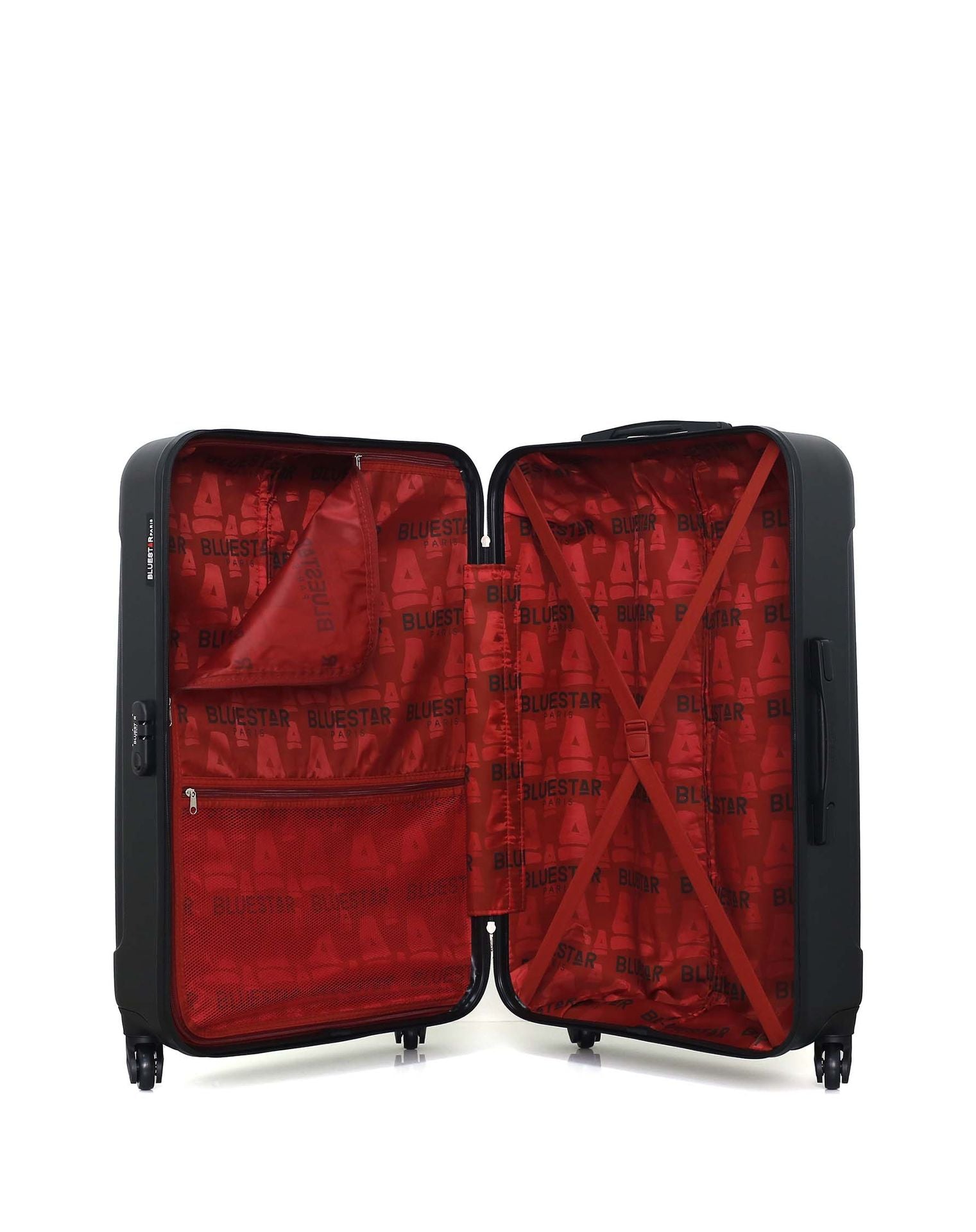 Lot de 3 Valises Rigides Grand Format, Cabine et Vanity NAPOLI