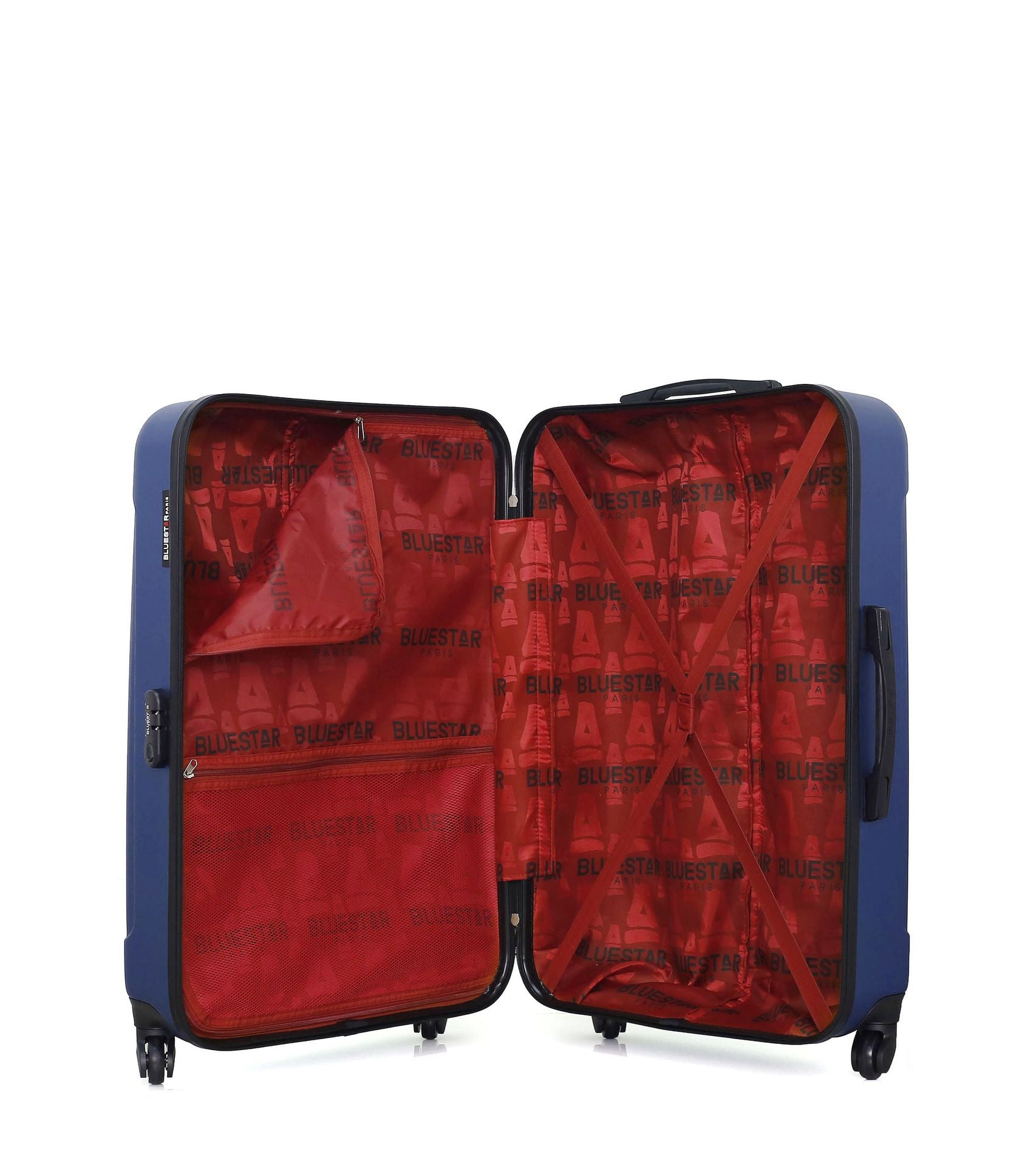 Lot de 3 Valises Rigides Grand Format, Cabine et Vanity NAPOLI