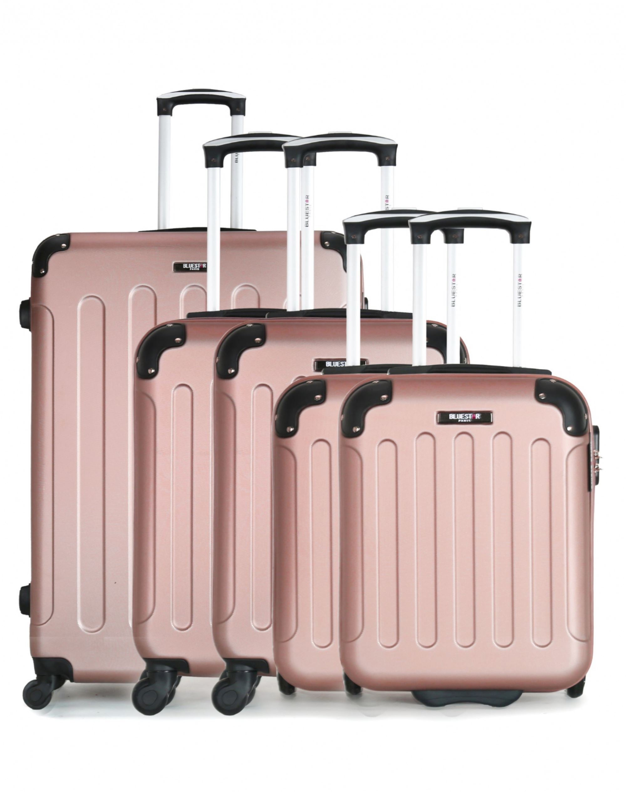 Valise Rigide Bluestar Paris Madrid – 75cm – Gris – Grand Format NEUVE