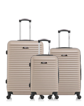 Lot de 3 Valises Rigides Grand Format, Taille Moyenne et Cabine BRAZILIA