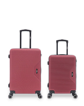 Lot de 2 Valises Rigides Taille Moyenne et Cabine WAGRAM