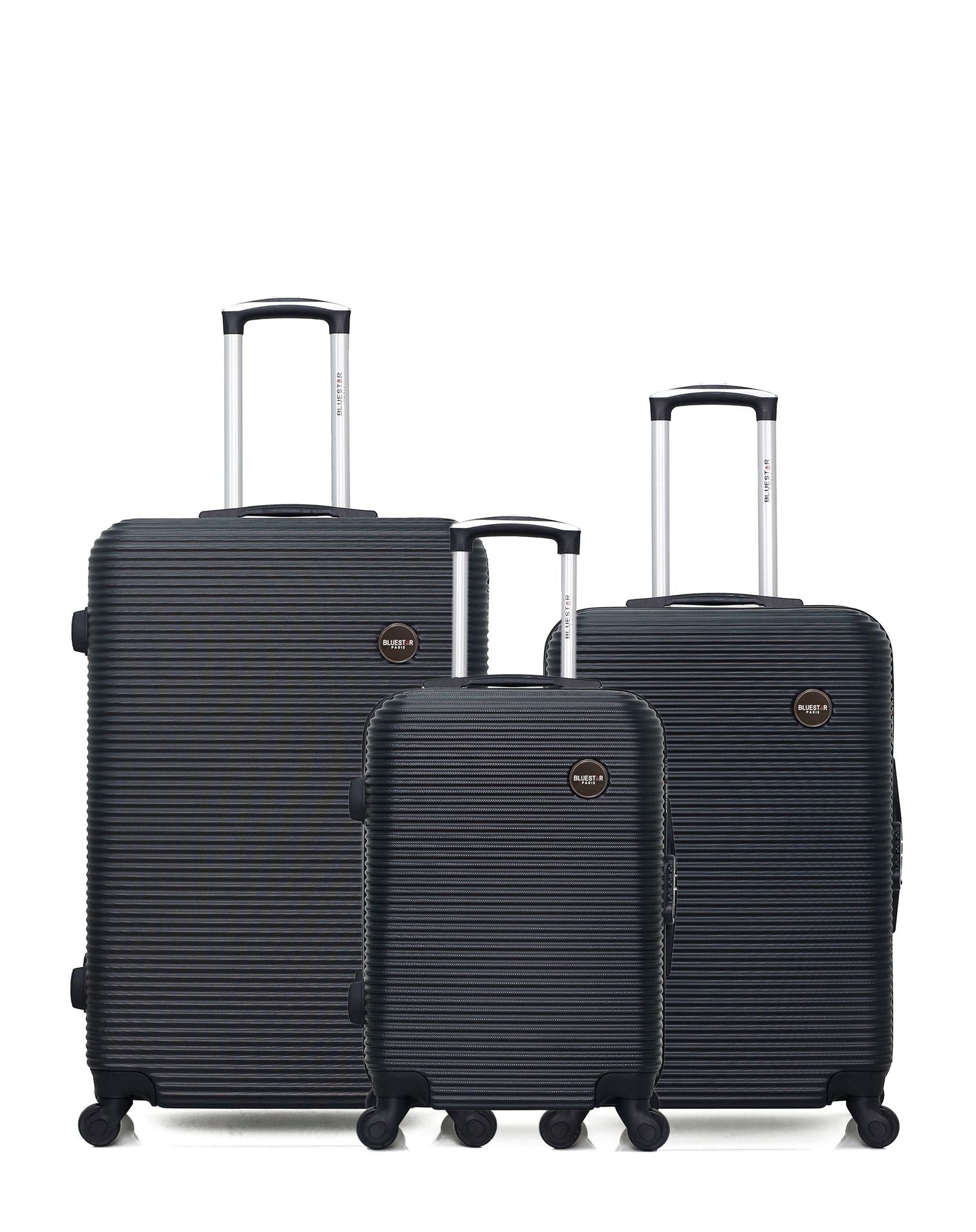 BLUESTAR - LOT DE 3 - Valises grand format, weekend et cabine LONDON