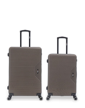 Lot de 2 Valises Rigides Grand Format et Taille Moyenne WAGRAM