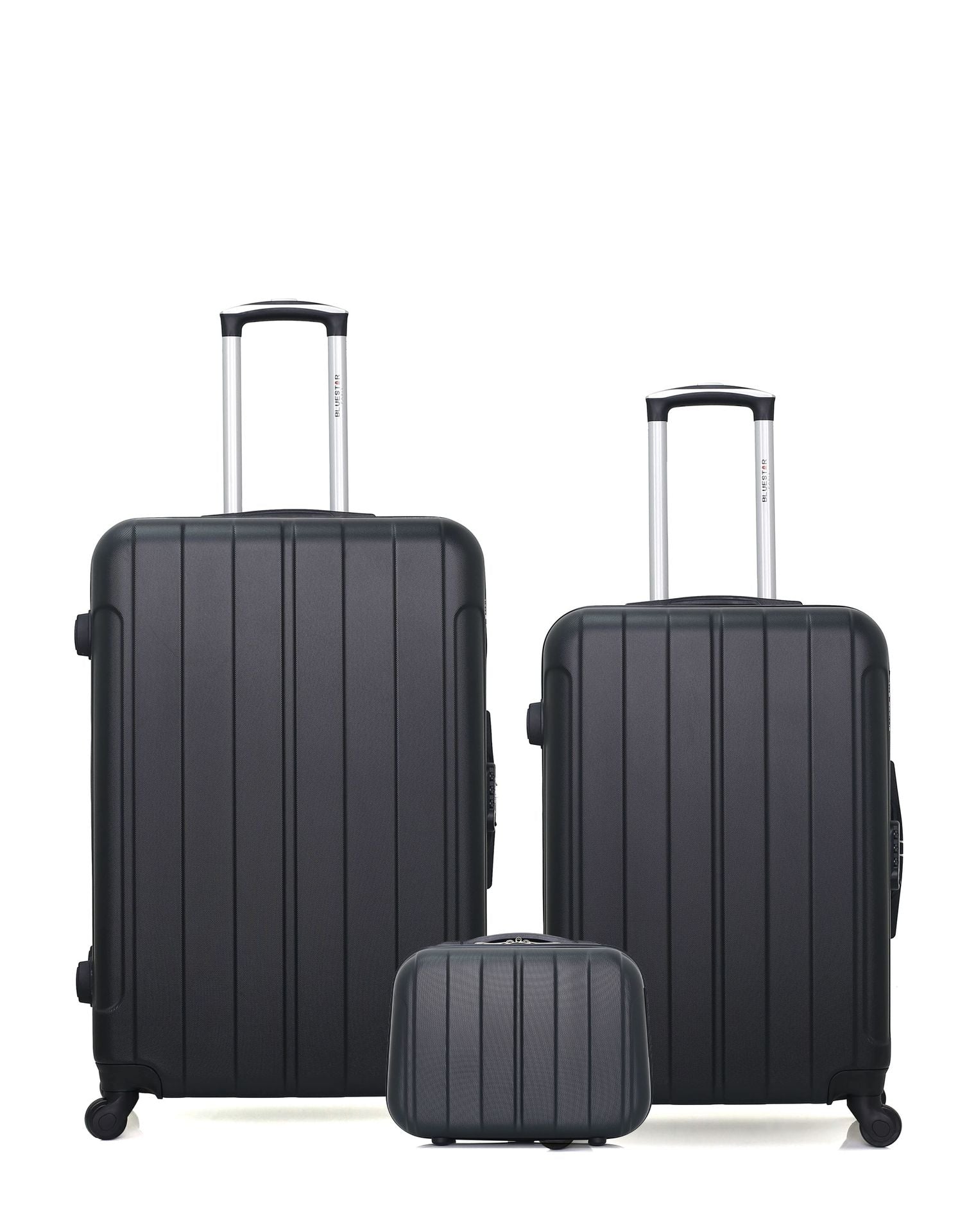 Lot de 3 Valises Rigides Grand Format, Taille Moyenne et Vanity NAPOLI