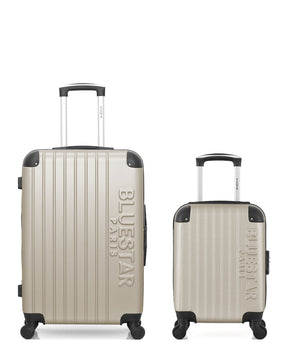 Lot de 2 Valises Rigides Taille Moyenne et Cabine XXS BUCAREST