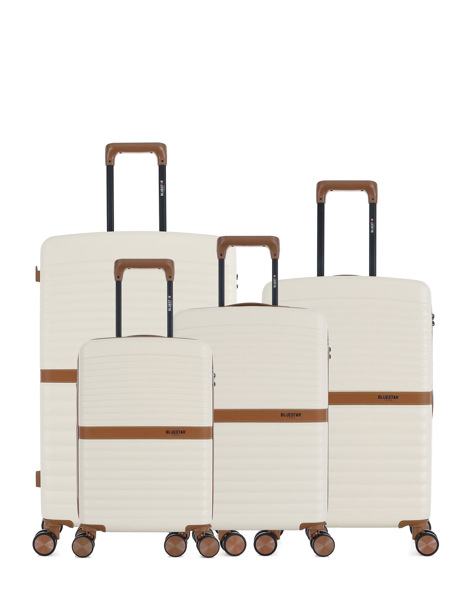 Lot de 4 Valises Rigides Grand Format, Week-end, Cabine et Cabine XS BELAIR