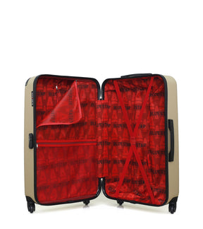Lot de 4 Valises Rigides Grand Format, Taille Moyenne, Cabine et Cabine XXS BUCAREST