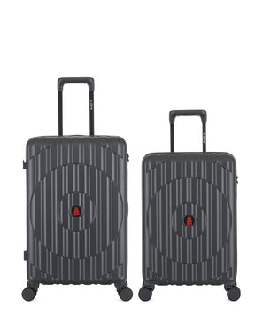 Lot de 2 Valises Rigides Taille Moyenne et Cabine ODEON
