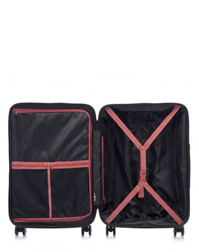 Lot de 2 Valises Rigides Grand Format et Taille Moyenne WAGRAM