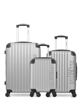 Lot de 3 Valises Rigides Taille Moyenne, Cabine et Cabine XXS BUCAREST