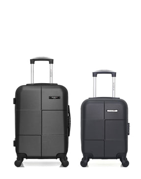 Lot de 2 Valises Rigides Cabine et Cabine XXS MIAMI