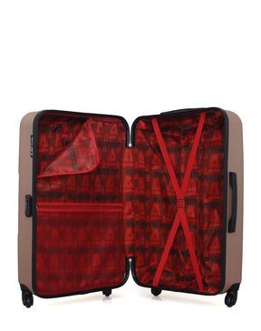 Lot de 3 Valises Rigides Grand Format, Taille Moyenne et Cabine XXS MIAMI