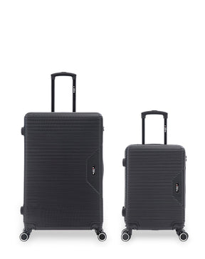 Lot de 2 Valises Rigides Grand Format et Cabine WAGRAM