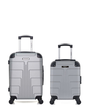 BLUESTAR - LOT DE 2 - Valises cabine et cabine XXS OTTAWA