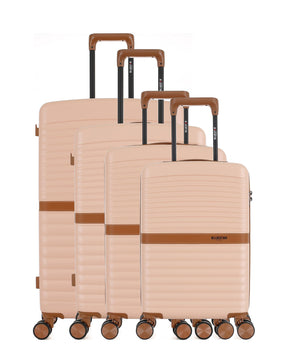 Set de 4 Valises Rigides Grand Format, Week-end, Cabine et Cabine XS BELAIR-O