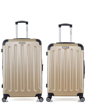 BLUESTAR  -  Lot de 2  -  Valise grand format et valise weekend TUNIS