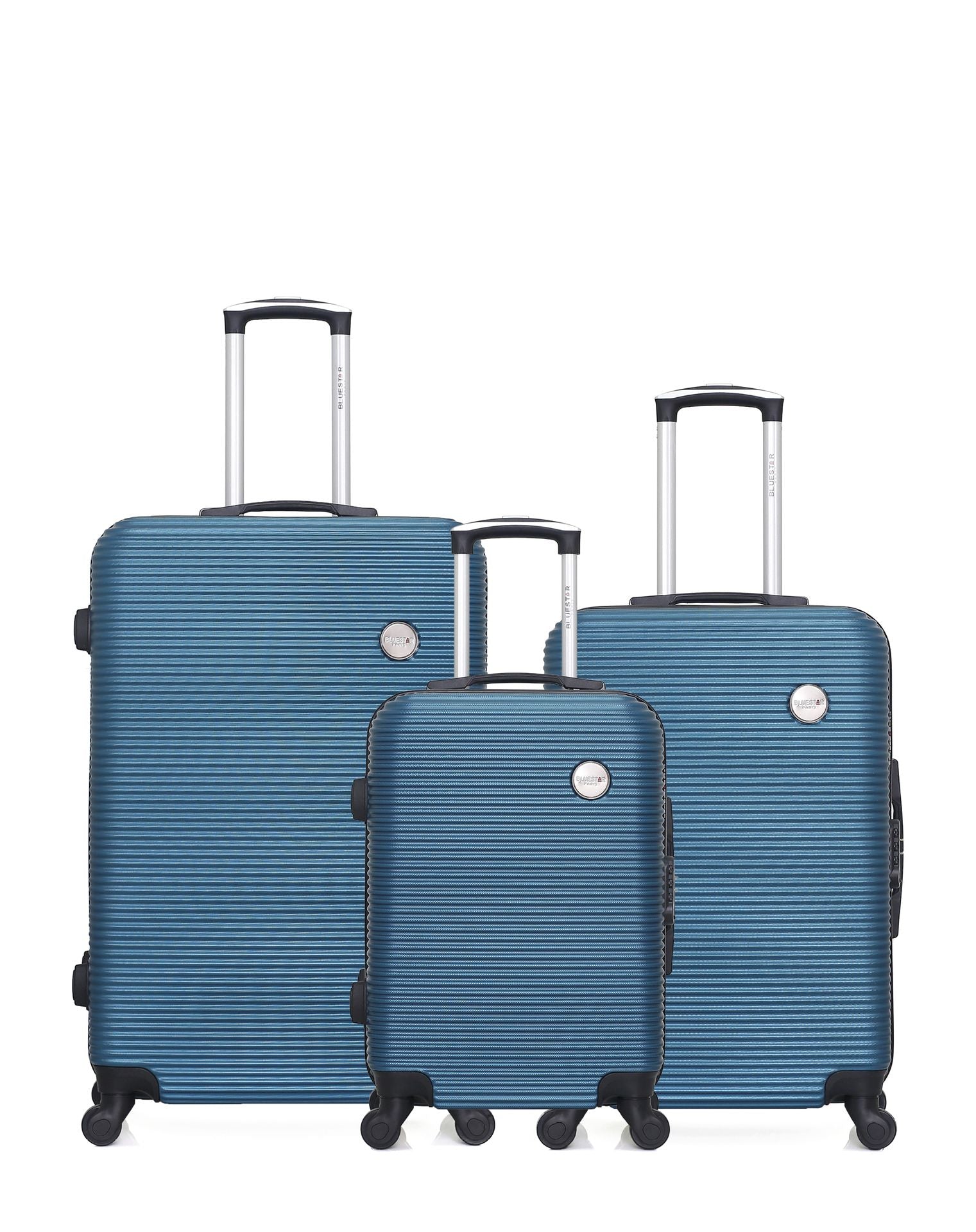 BLUESTAR - LOT DE 3 - Valises grand format, weekend et cabine LONDON