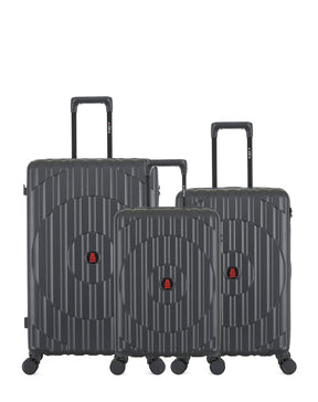 Lot de 3 Valises Rigides Grand Format, Taille Moyenne et Cabine ODEON