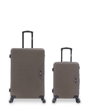 Lot de 2 Valises Rigides Grand Format et Cabine WAGRAM