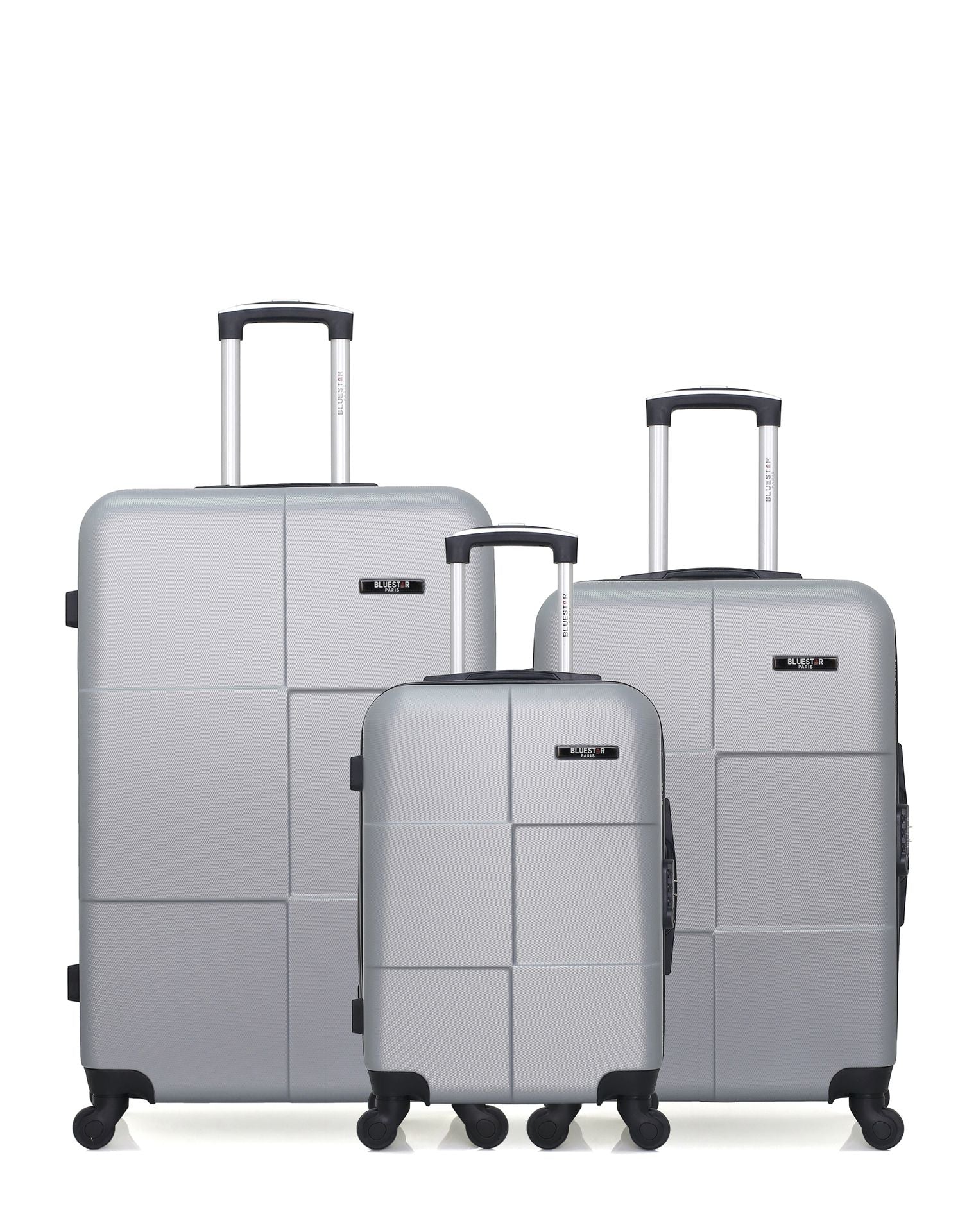 Lot de 3 Valises Rigides Grand Format, Taille Moyenne et Cabine MIAMI