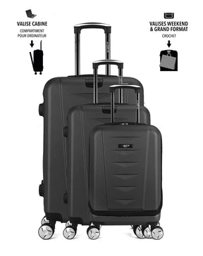 Valises AJACCIO Set de 3