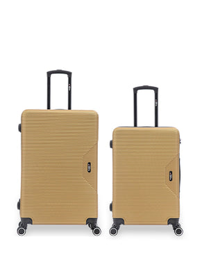 Lot de 2 Valises Rigides Grand Format et Taille Moyenne WAGRAM