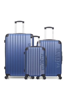 Lot de 3 Valises Rigides Grand Format, Taille Moyenne et Cabine BUCAREST