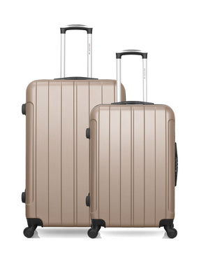 Lot de 2 Valise grand format et valise weekend NAPOLI