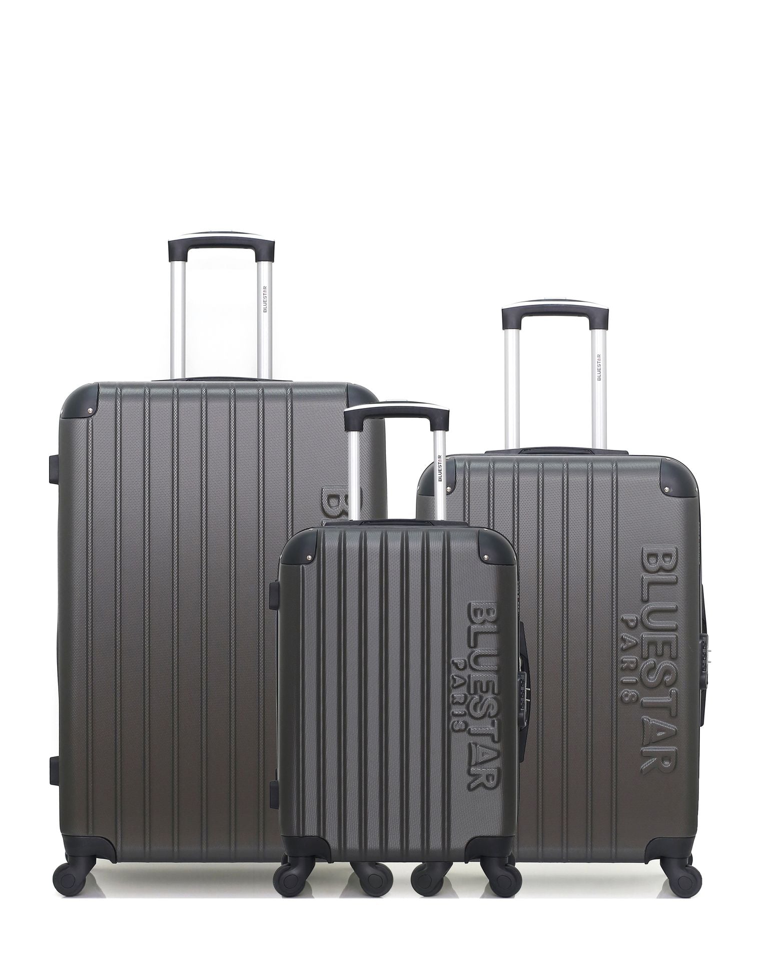 Lot de 3 Valises Rigides Grand Format, Taille Moyenne et Cabine BUCAREST