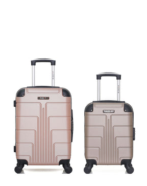BLUESTAR - LOT DE 2 - Valises cabine et cabine XXS OTTAWA