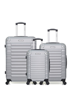 Lot de 3 Valises Rigides Grand Format, Taille Moyenne et Cabine LIMA