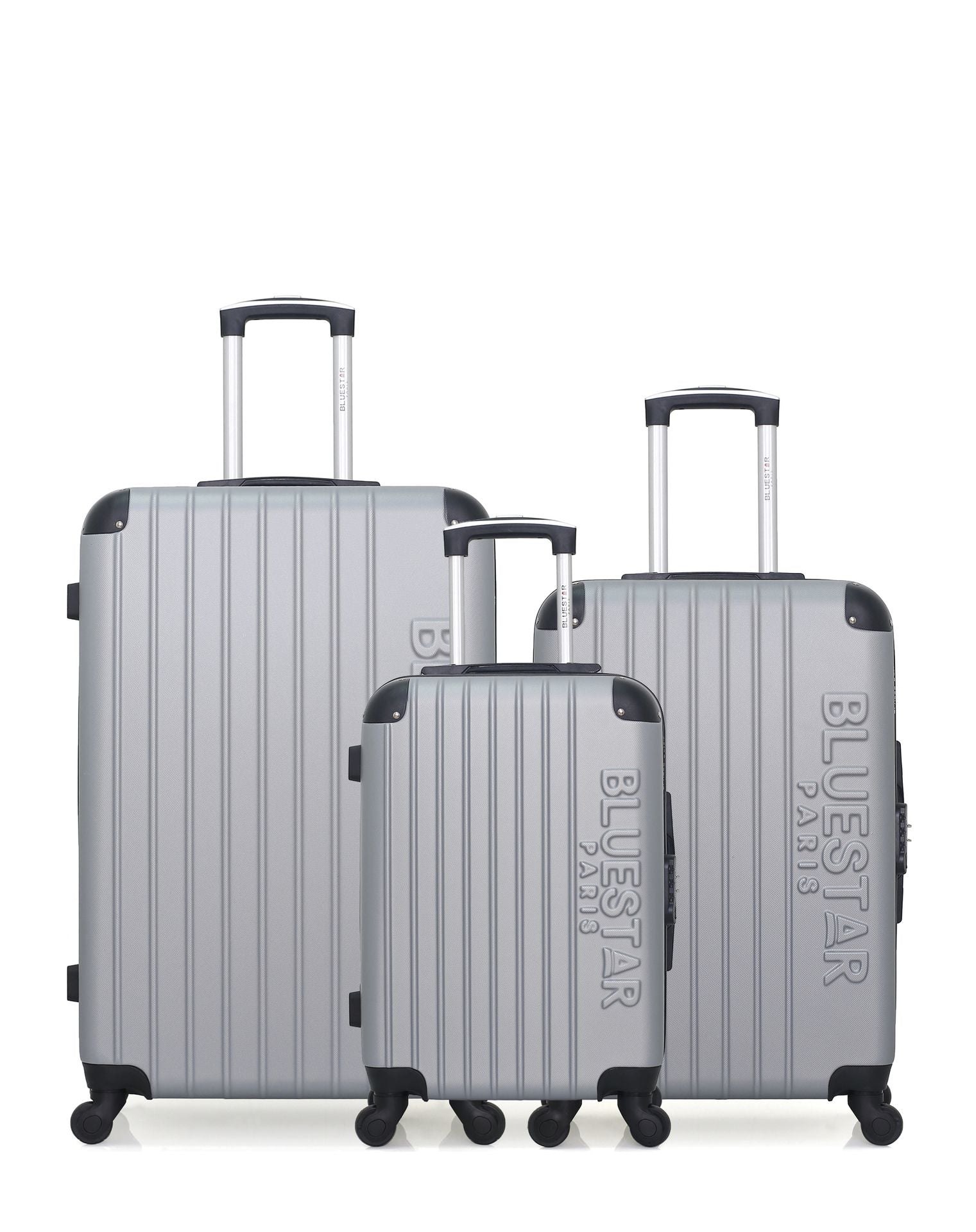 Lot de 3 Valises Rigides Grand Format, Taille Moyenne et Cabine BUCAREST