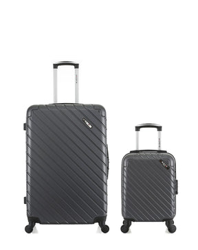 Lot de 2 Valise grand format et valise cabine XXS CITÉ