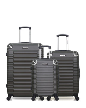 Lot de 3 Valises Rigides Grand Format, Taille Moyenne et Cabine LIMA