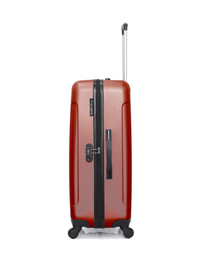 Lot de 3 Valises Rigides Grand Format, Cabine et Vanity NAPOLI