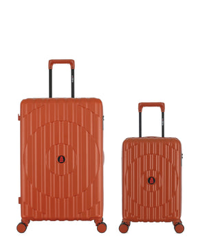 Lot de 2 Valises Rigides Grand Format et Cabine XS ODEON