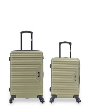 Lot de 2 Valises Rigides Taille Moyenne et Cabine WAGRAM