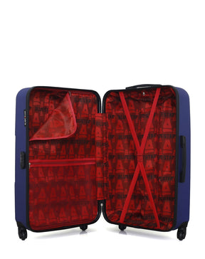 Lot de 3 Valises Rigides Grand Format, Taille Moyenne et Cabine XXS MIAMI