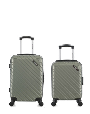 Lot de 2 Valises Rigides Cabine et Cabine XXS CITE