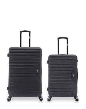 Lot de 2 Valises Rigides Grand Format et Taille Moyenne WAGRAM