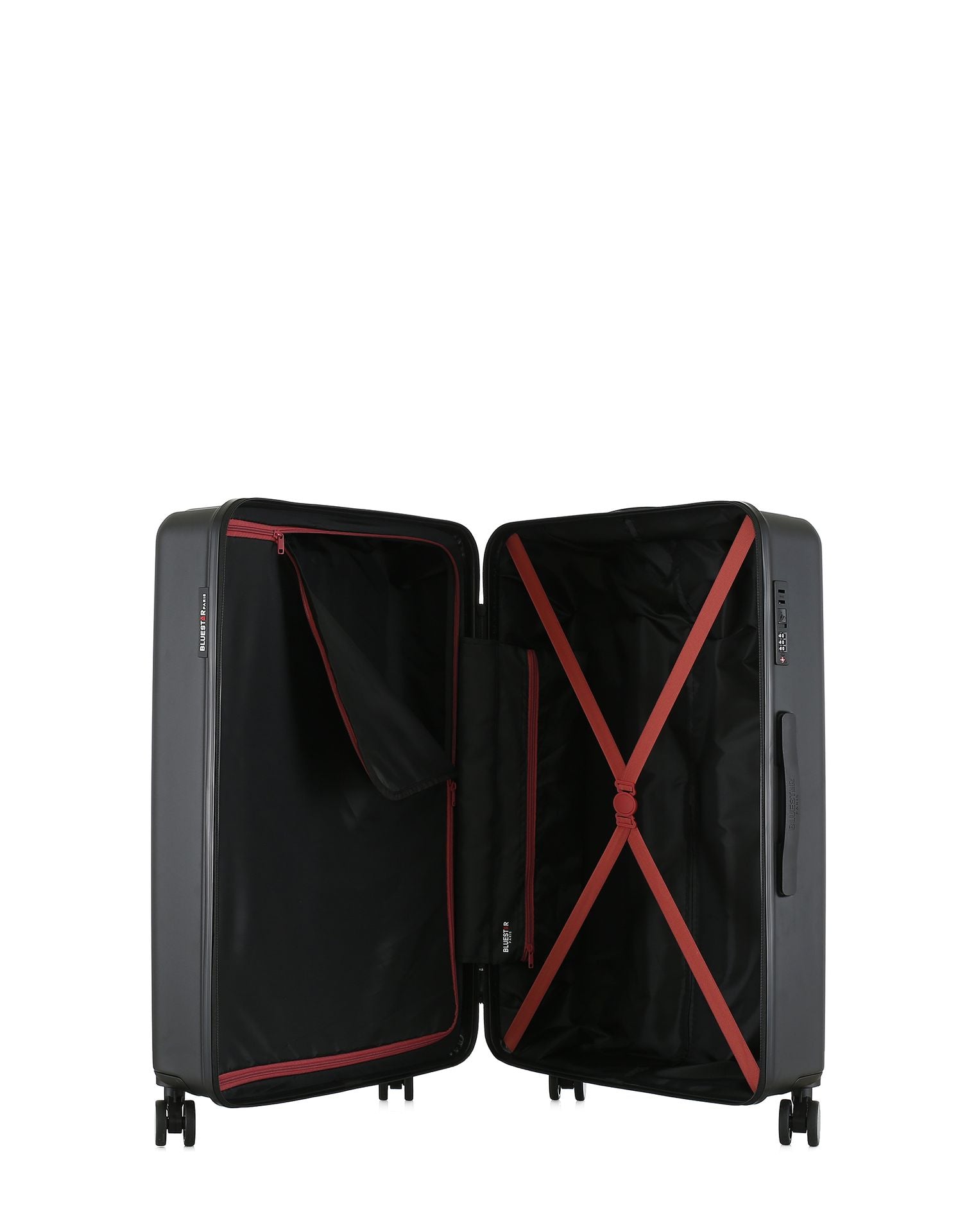 Lot de 4 Valises Rigides Grand Format, Taille Moyenne, Cabine et Cabine XS ODEON