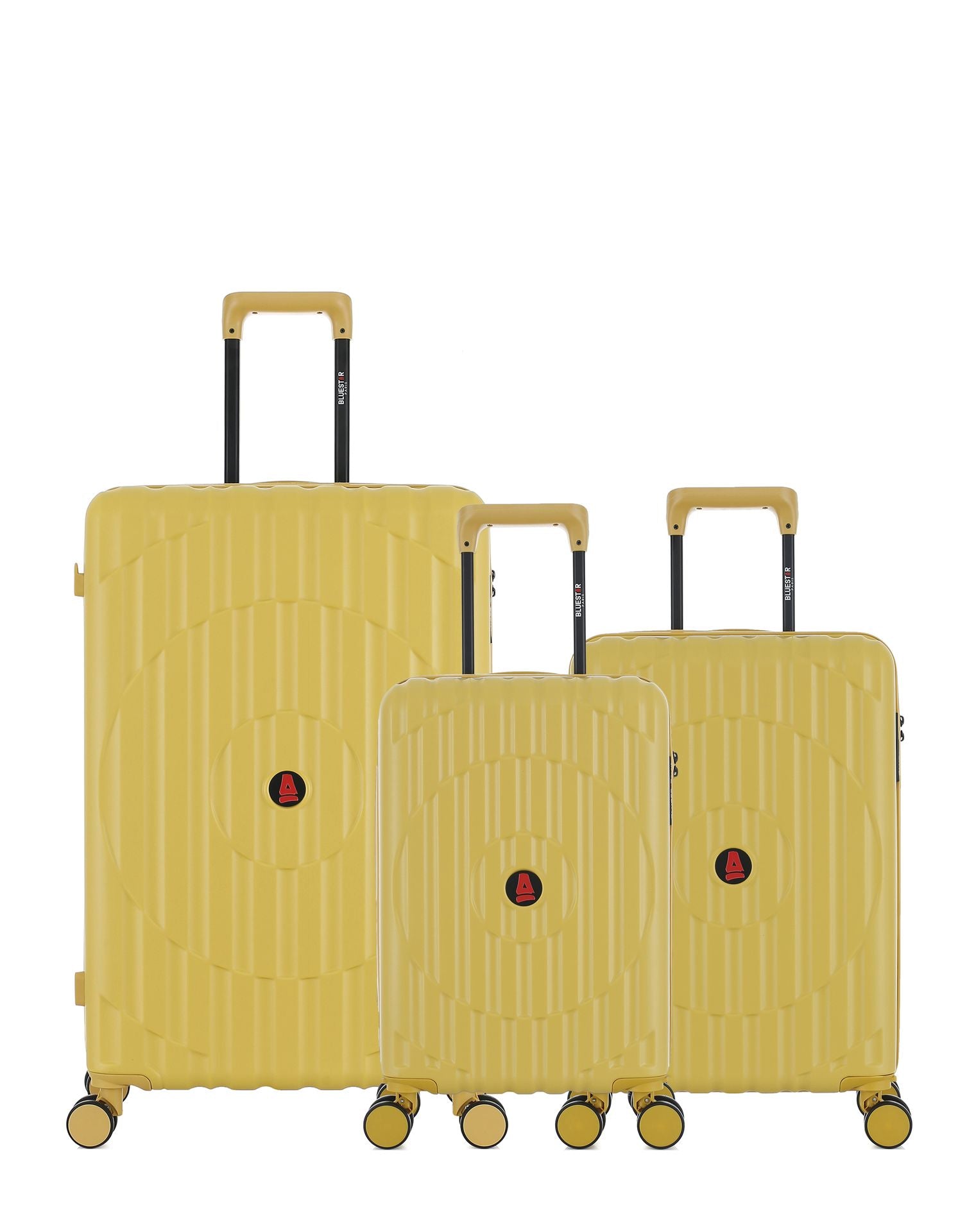 Lot de 3 Valises Rigides Grand Format, Cabine et Cabine XS ODEON