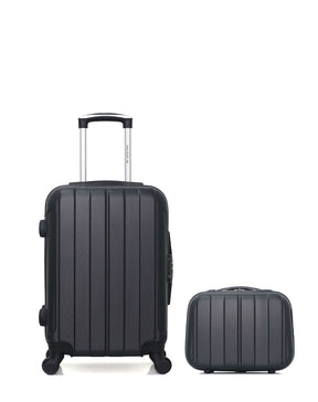 Lot de 2 Valises Rigides Cabine et Vanity NAPOLI