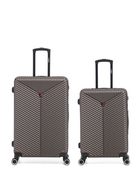 Lot de 2 Valises Rigides Grand Format et Taille Moyenne GAITE