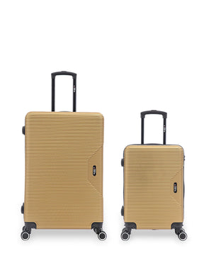 Lot de 2 Valises Rigides Grand Format et Cabine WAGRAM