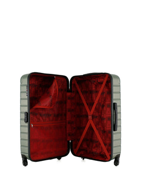 Lot de 3 Valises Rigides Grand Format, Cabine et Cabine XXS CITE