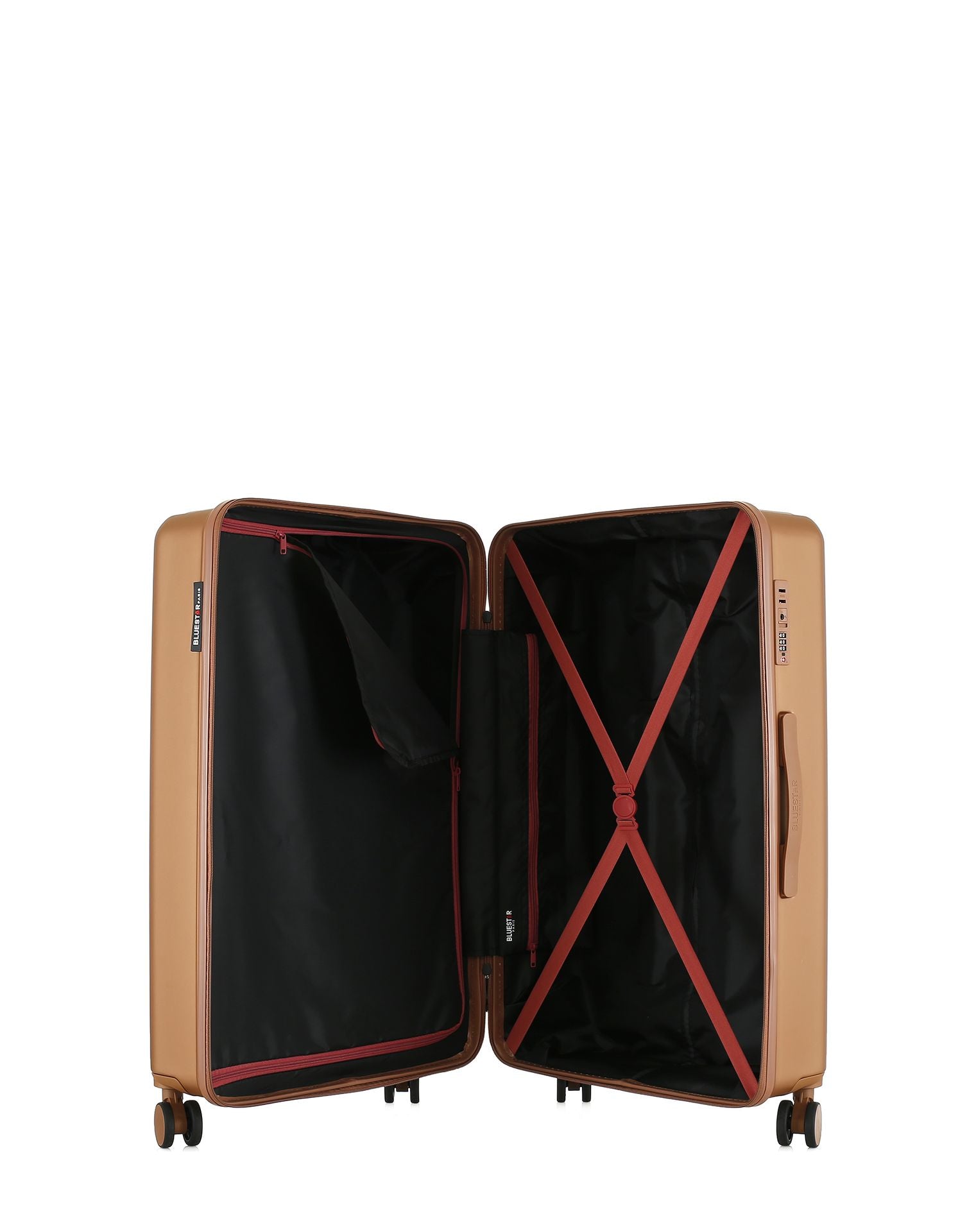 Lot de 3 Valises Rigides Grand Format, Taille Moyenne et Cabine XS ODEON
