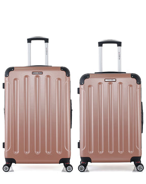 BLUESTAR  -  Lot de 2  -  Valise grand format et valise weekend TUNIS